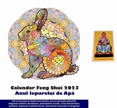 Calendar Feng Shui 2023 in limba romana si card Tai Sui 2023 bonus!